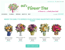 Tablet Screenshot of billsflowertree.com
